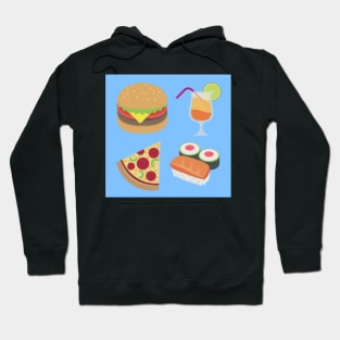 Takeaway Food Pattern Hoodie